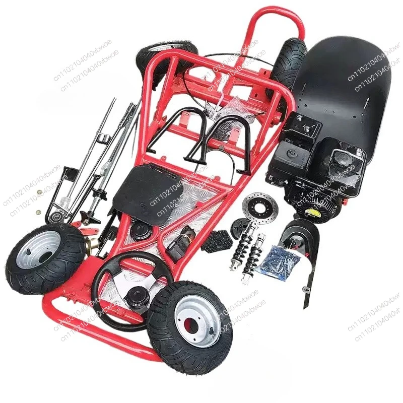 

168CC модифицированный четырехколесный мотоцикл дрифт картинг полный комплект аксессуаров для рамы автомобиля в сборе дорожных шин