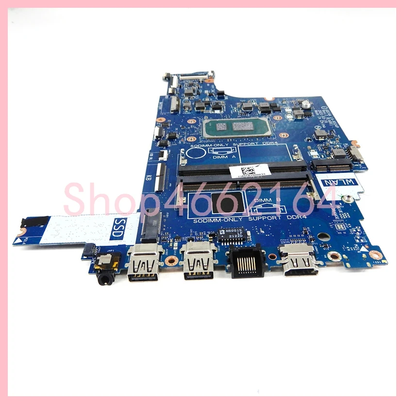 Imagem -06 - Placa-mãe Portátil para Dell Notebook Mainboard Cpu Vostro 3400 3500 Inspiron 3501 La-k034p I31115g4 I5-1135g7