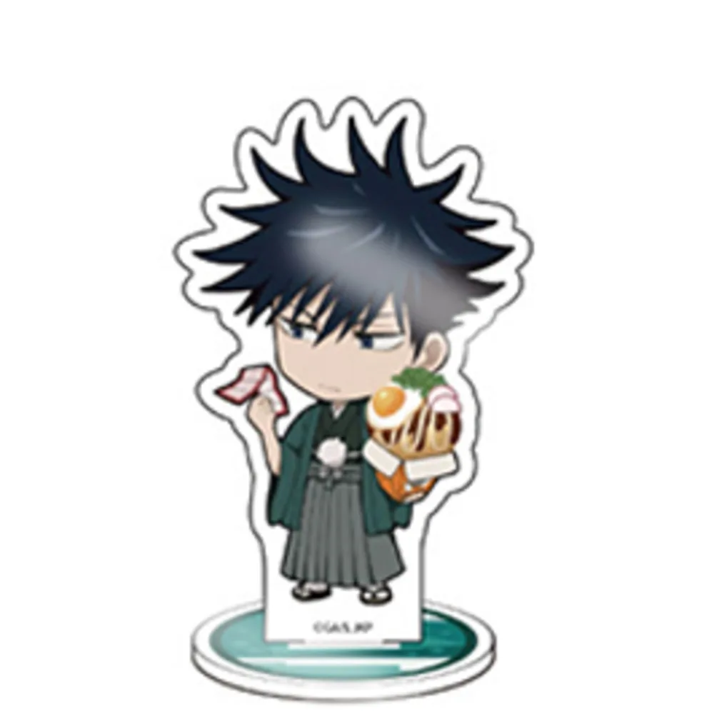Game Satoru Gojo Nobara Kugisaki Megumi Fushiguro Acrylic Stand Doll Anime Yuji Itadori Mini Figure Model Cosplay Toy For Gift