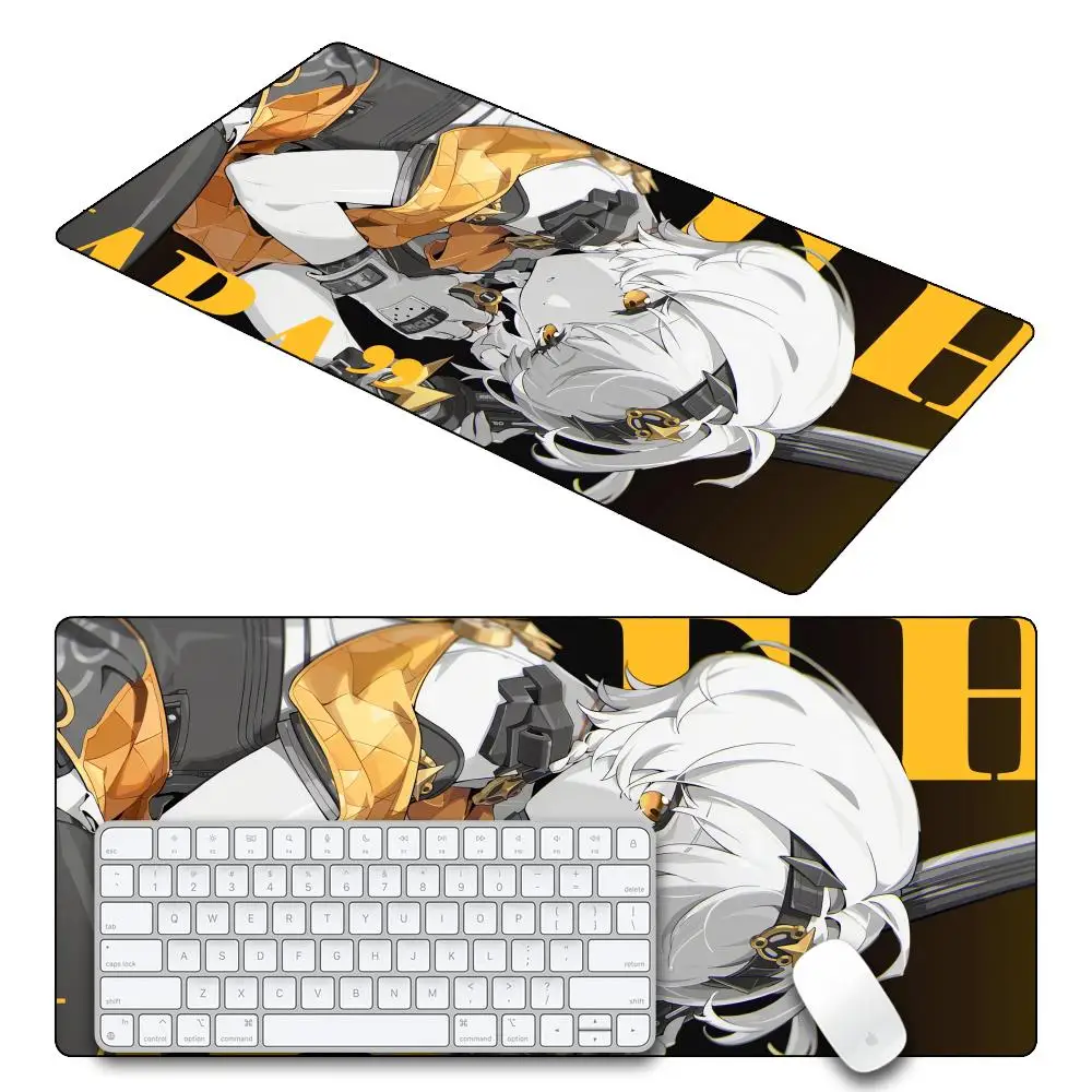 Zenless Zone Zero Yixuan Ukinami Yuzuha Alice Anime Girl Mousepad HD Printing Computer Mouse Pad Alas Mouse Gaming Besar