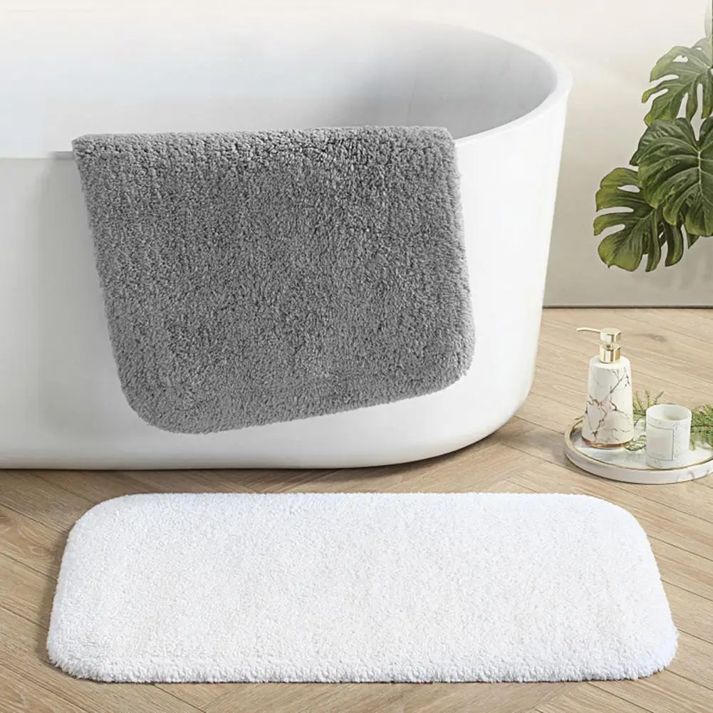 Floor Towel Luxury Microfiber Bathroom Rug Thickened Luxury Microfiber Floor Mat Super Absorbent Quick-drying Bathroom Carpet