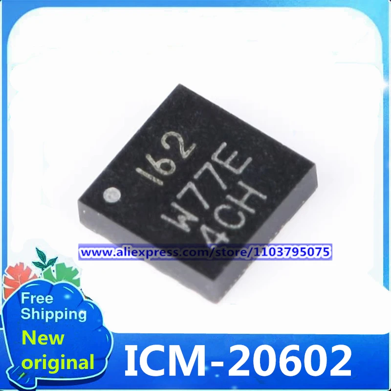 10 PZ/LOTTO ICM-20602 ICM20602 162 I62 LGA-16 100% Nuovo Originale