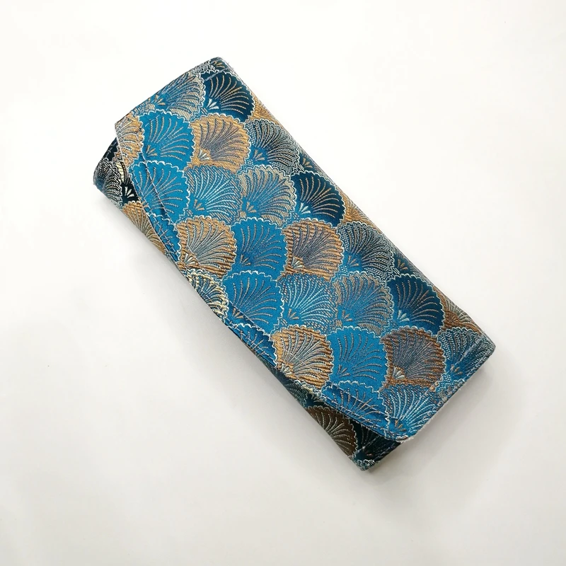 Fabric Stationery Box, 8-Hole Pen Bag, Fountain Pen Roll-up Pencil Case