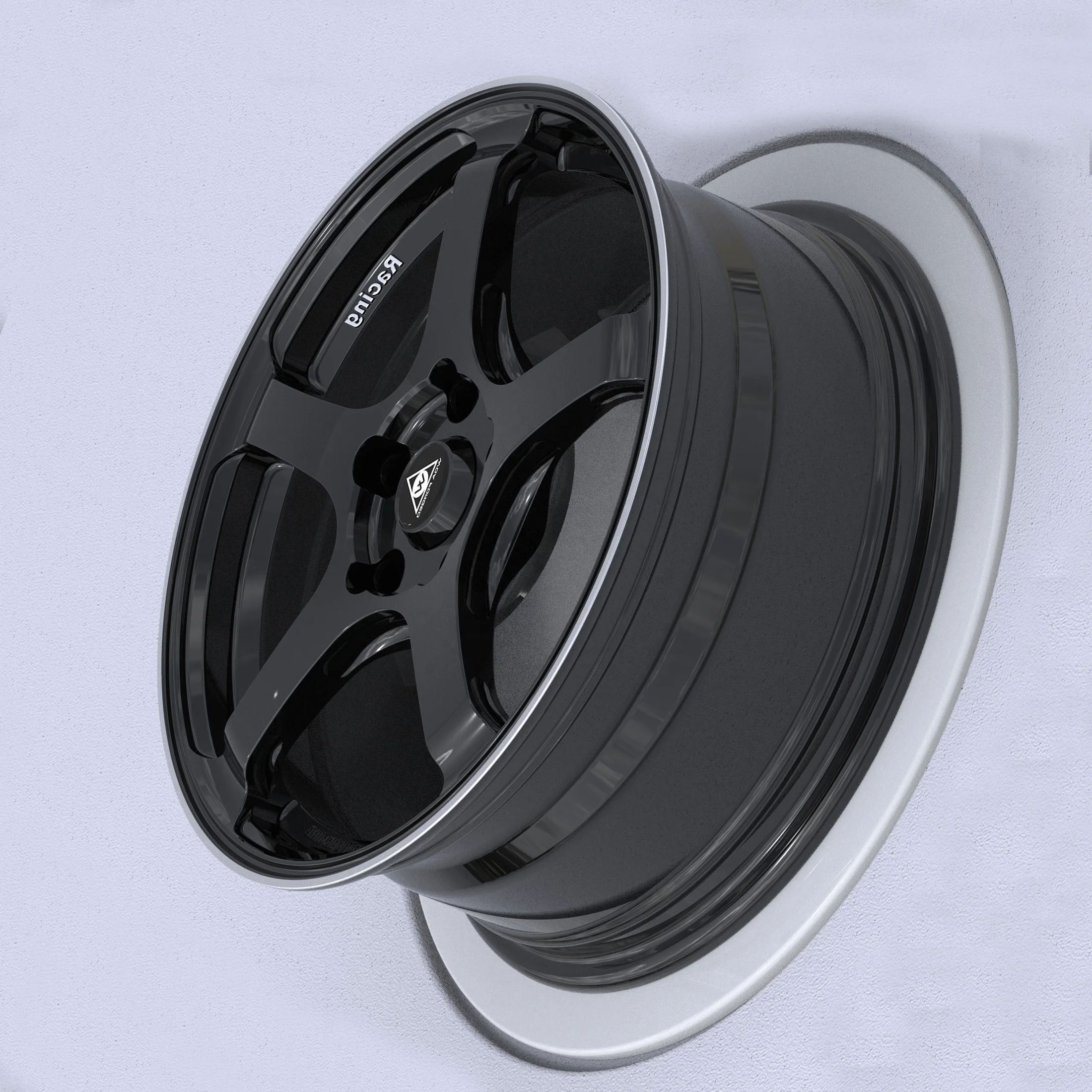 عجلات من الساتان الأسود المزورة سبائك مقعرة متداخلة 5x112 18-22 بوصة ضمان جديد 5 سنوات لسباق ADVA TC-4 حسب الطلب #6