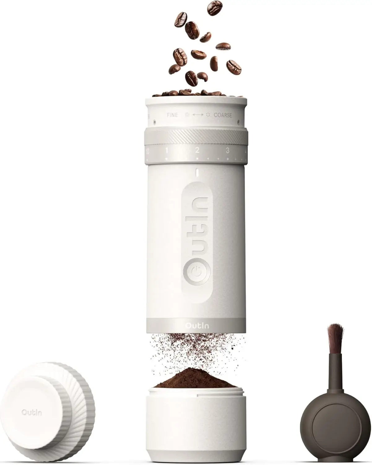 

Fino Portable Electric Coffee Grinder,Adjustable Coffee Bean Grinder with 28 Precise Grind Setting,One-Button Burr Coffee