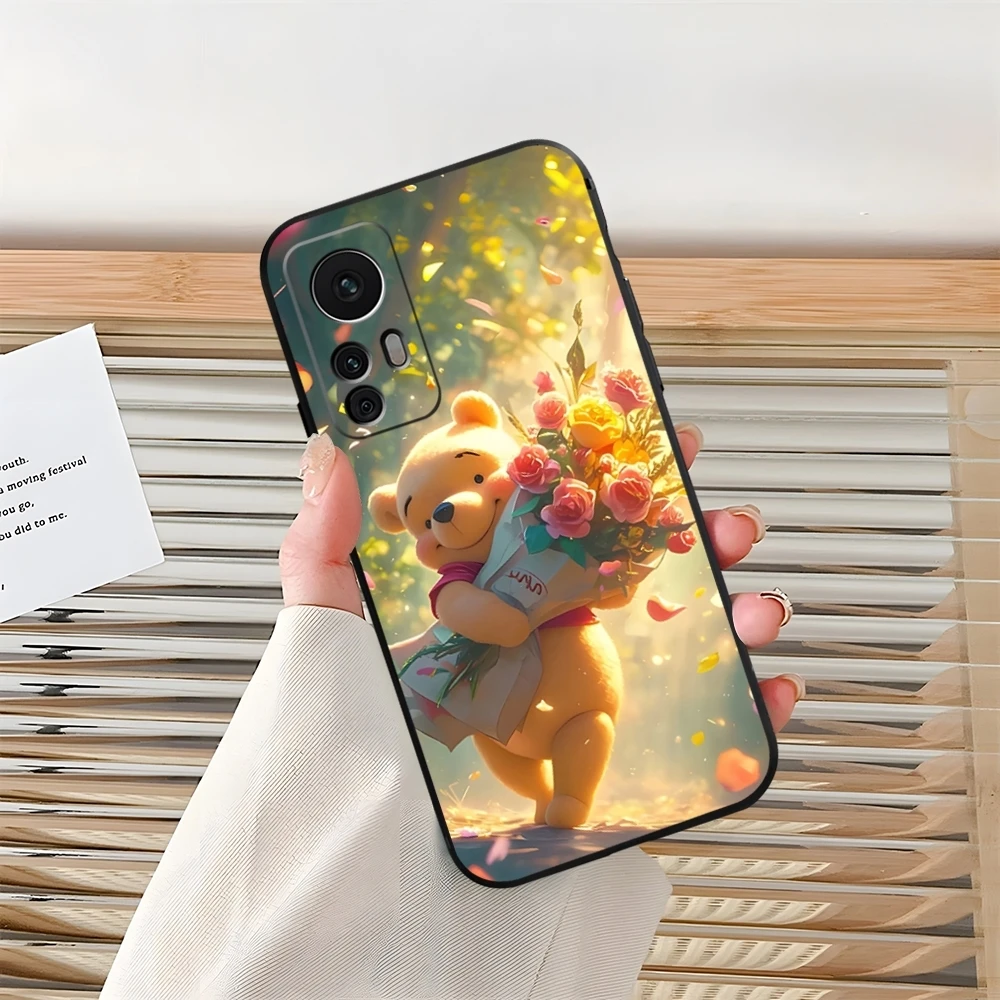 حافظة هاتف Winnie the Pooh ، غلاف لـ Xiaomi 13 ، 12 ، 11T Lite Ultra ، Redmi Note 13 ، 12 ، 10 Pro ، POCO F4 ، F5 ، X5 Pro