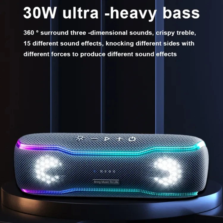 XDOBO 60W BMTL BOSS Bucket Waterproof Blue Tooth Portable Speaker Outdoor Sport Sound Box Mini Blue Tooth Audio Subwoofer Small view 2