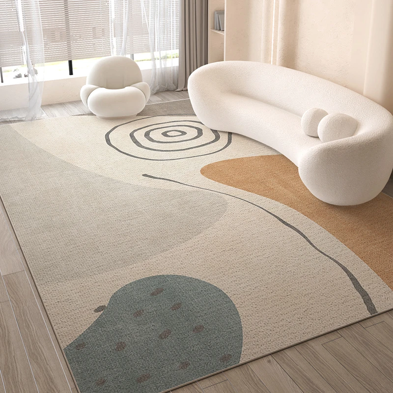 Modern Minimalist Sofa Living Room Rugs Light Luxury Bedroom Carpet Large Area Room Decoration Rug Home Balcony Non-slip Carpets