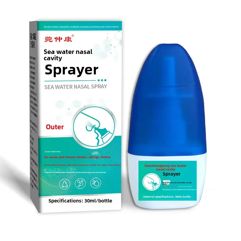 Wan Zhongkang Pulverizador Nasal de Agua de Mar Secado Nasal Enjuague Pulverizador de Cuidado Nasal Lavado de Nariz