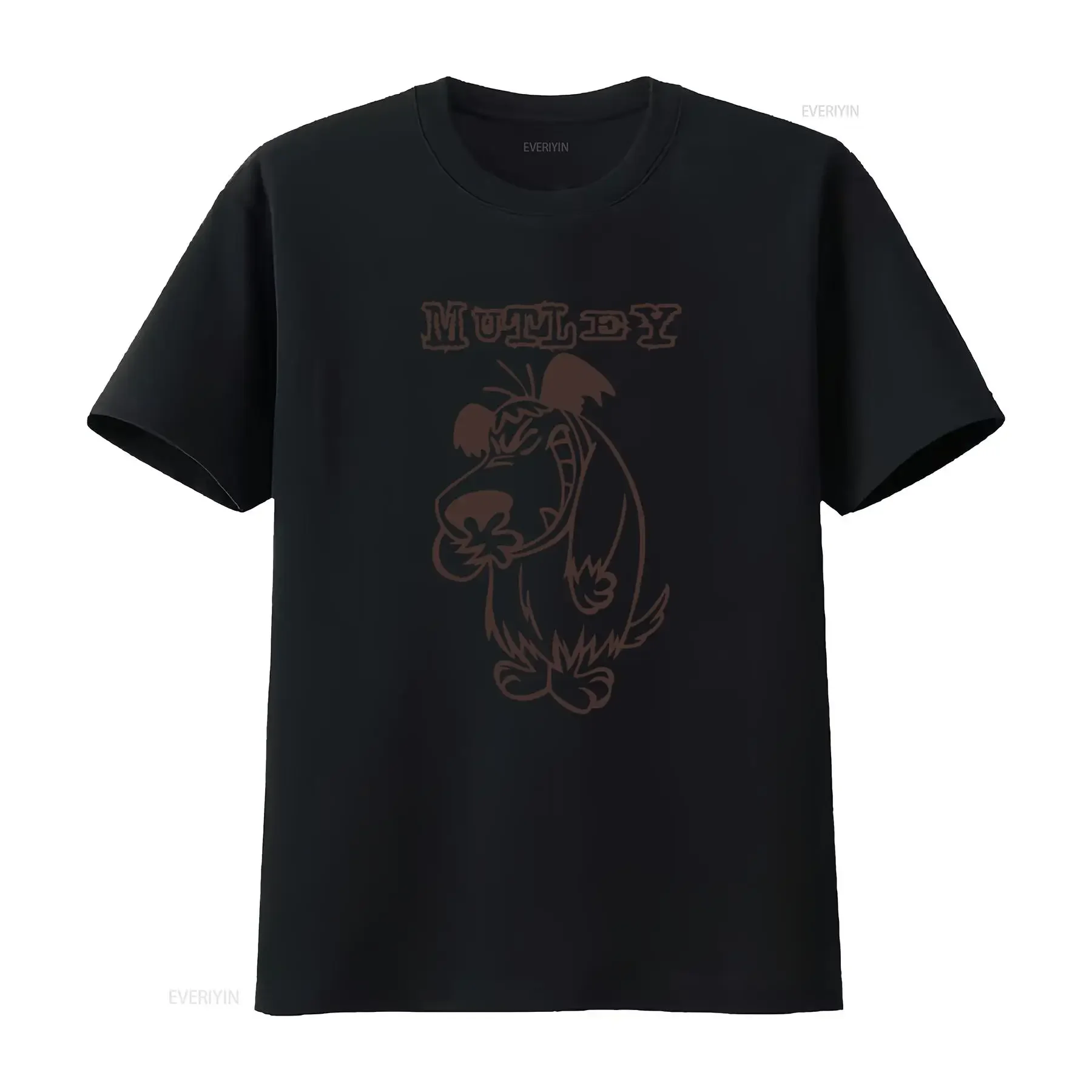 Gothic Tribal Line Art Tiger Head Cool Streetwear Print T Shirt vintage Washed Stretched Comfortable Slightly Soft