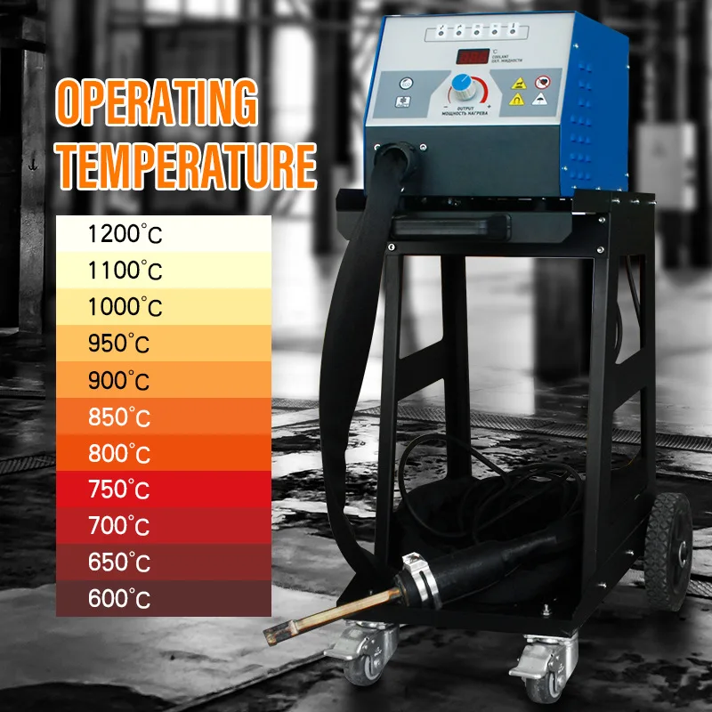 Electromagnetic induction heater, high frequency steel heater high power annealing quenching furnace forging equipment 220V