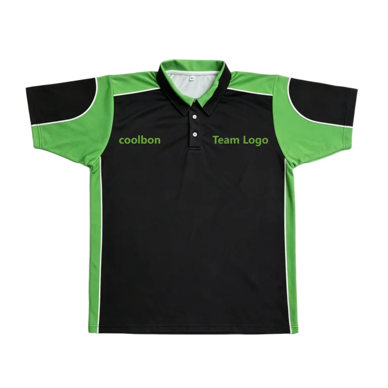 5PCS Men‘s Quick Dry Short Sleeved Patchwork Polo Shirt Personalized Custom Design Print Logo Company Employee Work Clothes