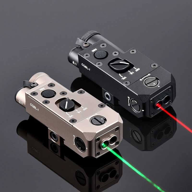 WADSN Airsoft CQBL-C1 IR Version Red Dot Green Blue Laser Aiming Indicator Hunting Weapon Scout Light Fit 20mm Rail