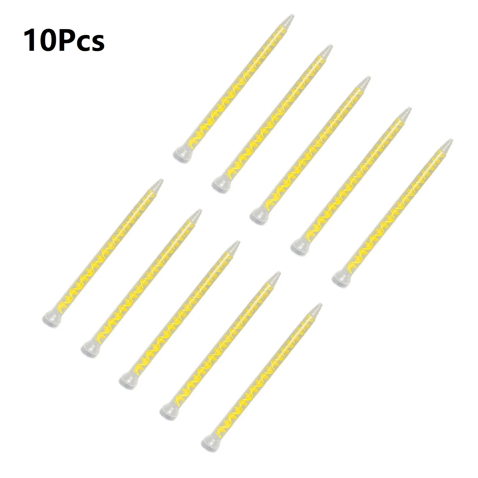 

10PCS Mixing Tube 10-18 AB Glue Mixing Nozzle White Core Yellow Core Blue Core Power Tool Accessories