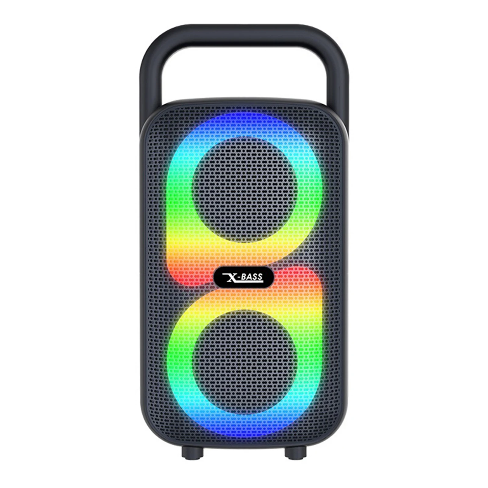 

Беспроводная портативная колонка-бумбокс с ручкой, TWS-сопряжением, громким стереозвуком, большие колонки для вечеринок, активного отдыха, кемпинга, двора