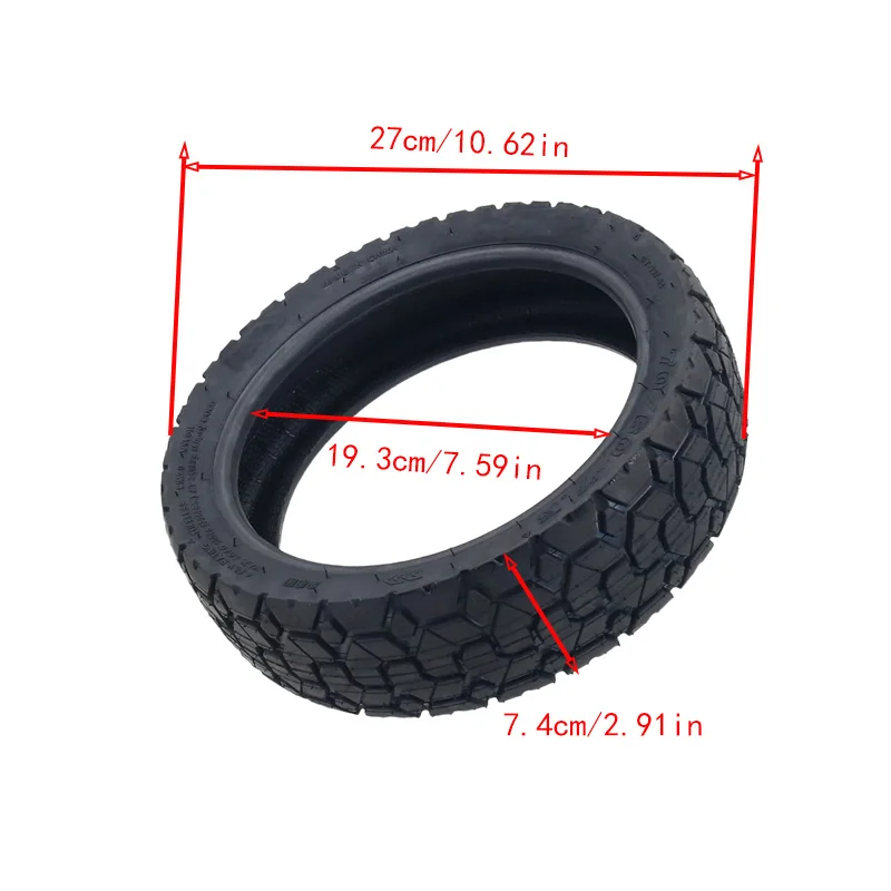 NEW 11-Inch Tubeless Off-Road Tire for Ninebot ZT3 ZT3 Pro Electric Scooter Front and Rear Wheels Vacuum 70/60-7.5 Tyres