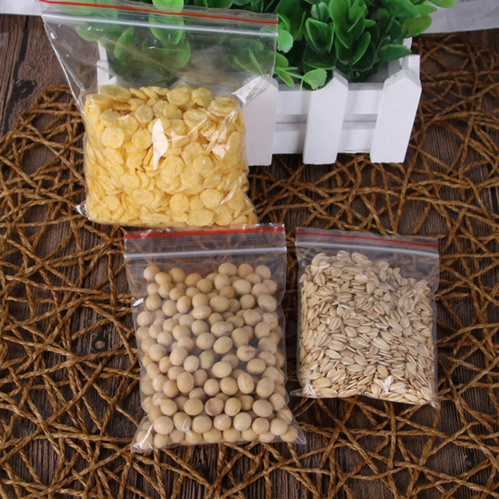 200 個の保存袋包装透明セロファン再密封可能な食品ジュエリー