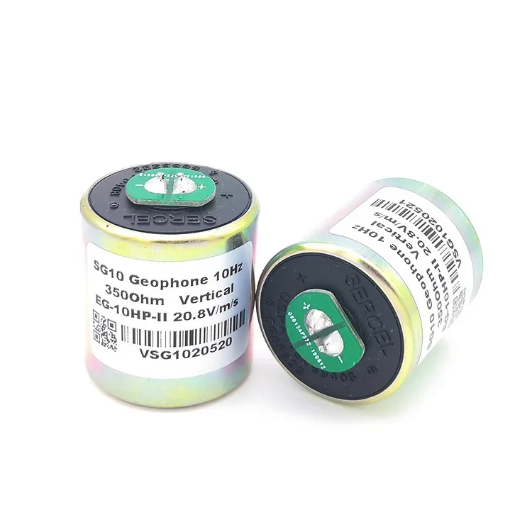 Hot Sale Vertical SG 10 geophone 10 Hz sensor seismic geofono high precision geophone 10 Hz VIBRATION SENSOR