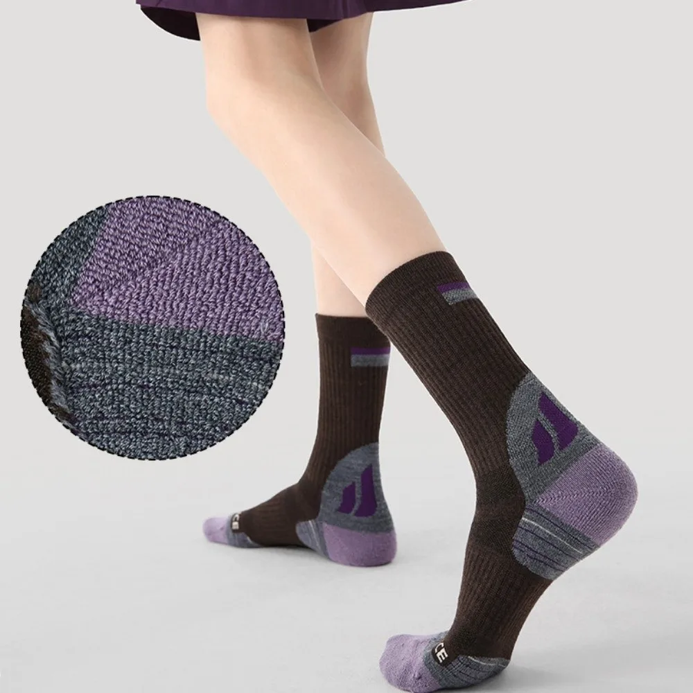 

Устойчивые к запаху более толстые дизайнерские носки для бега, теплые дышащие спортивные носки, высокоэластичные износостойкие уличные походные носки для пешего туризма