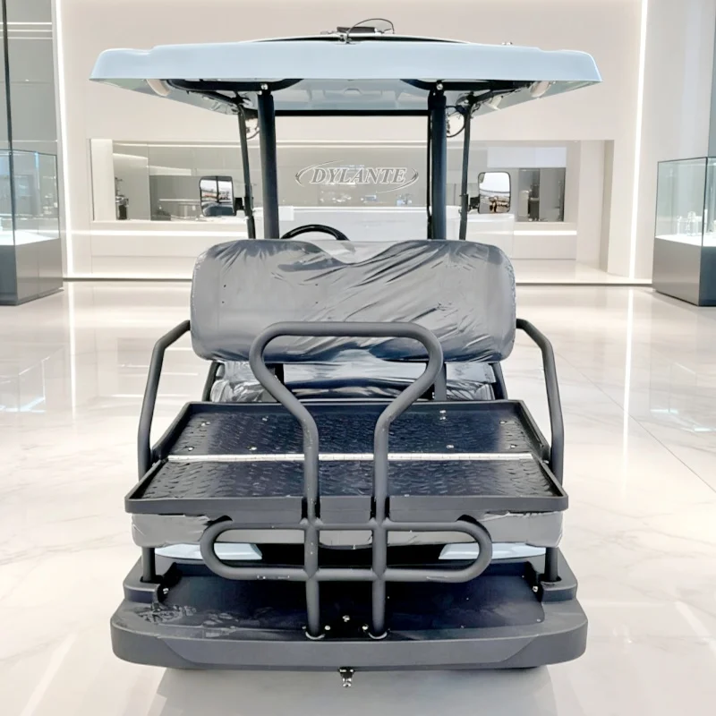 48/60 فولت جديد اليد اليمنى محرك الموضة الحديثة العلامة التجارية تصميم 4 مقاعد لمشاهدة معالم المدينة حافلة نادي سيارة عربة جولف كهربائية عربة الصيد