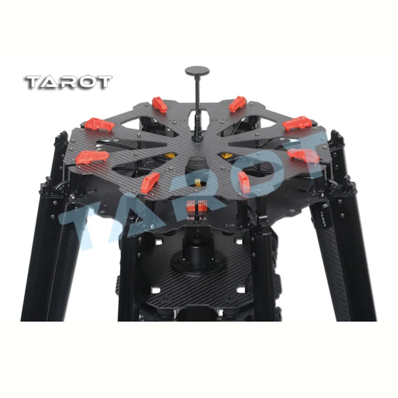 Tarocchi X8 Octocopter a 8 assi TL8X000 in fibra di carbonio con pattini di atterraggio retrattili elettrici e braccio pieghevole per fotografia FPV