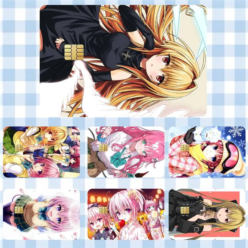 

To LOVE RU lala Momo Yami Sticker Film Tape Skin for Credit Card Debit Card Waterproof Stickers