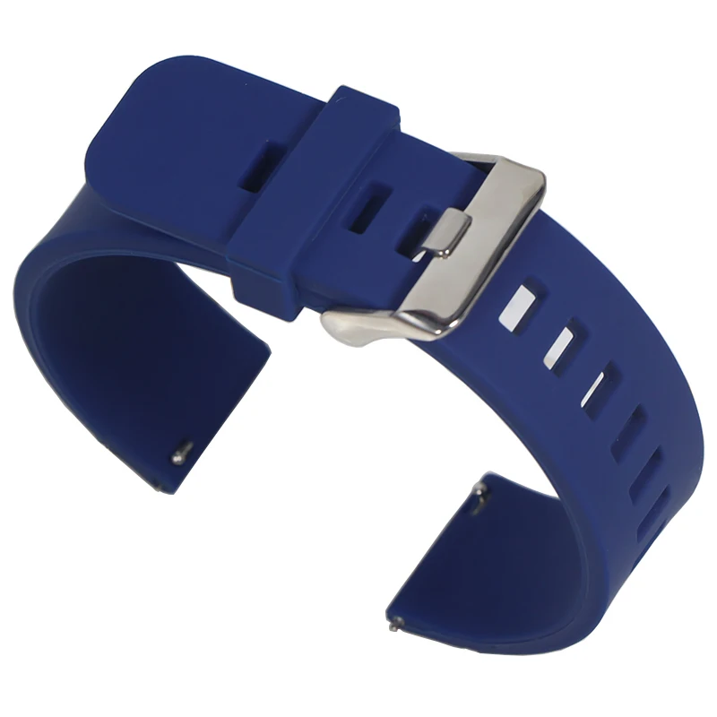 20mmwatch strap 22mm 24mm cinturino universale cinturino in gomma siliconica cinturino da polso leggero morbido per smartwatch