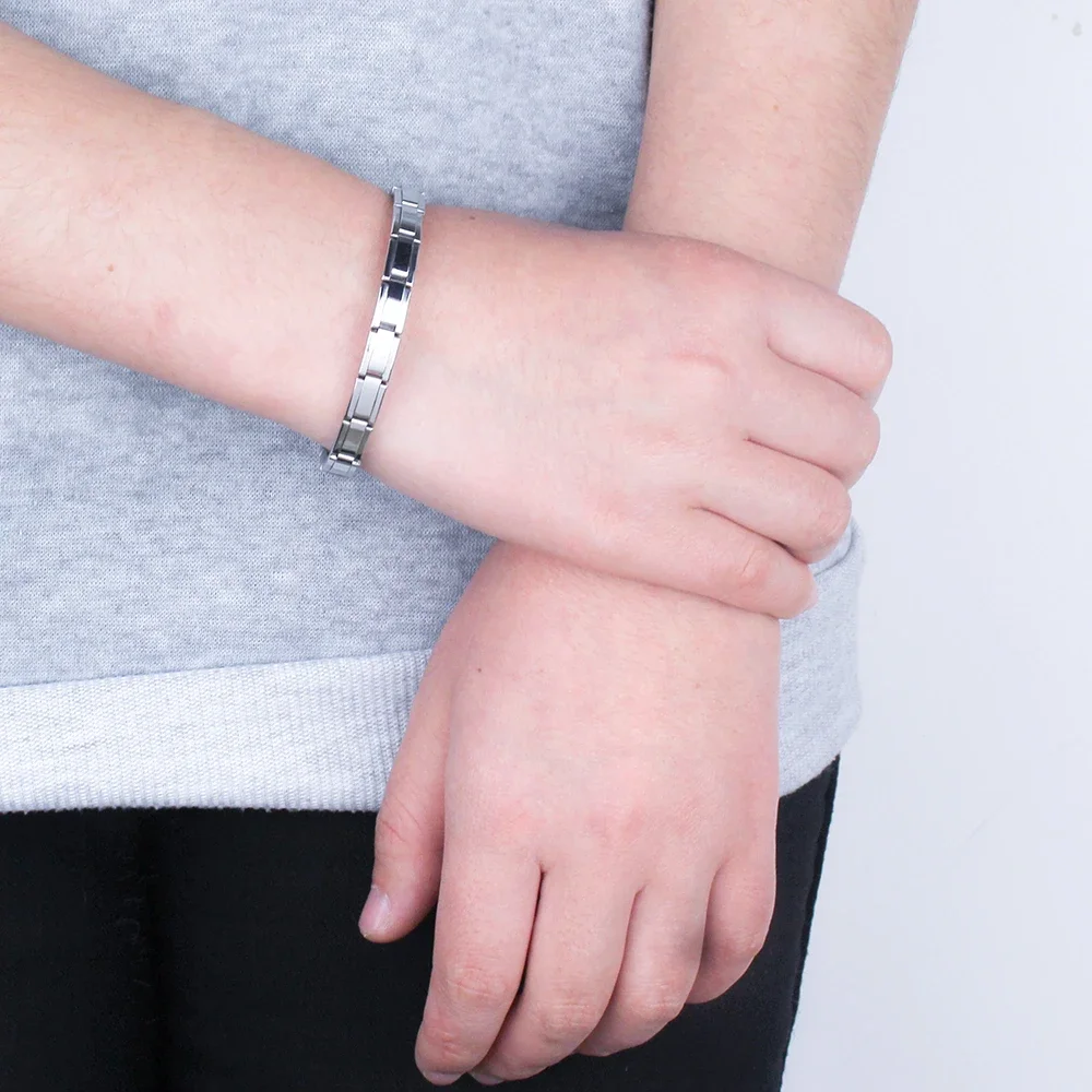 Hapiship New Fashion Women Jewelry 7mm Width  Color Stainless Steel Bracelet Bangle Girls Wedding Gift G123