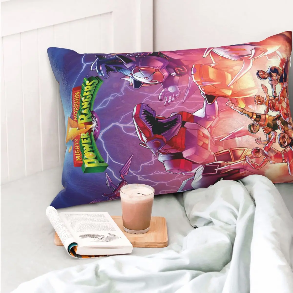 Mighty Morphin Power Ranger Rectangle Pillowcase Cushion Cover Decorative Bedroom Bed Home Comfort Throw Pillow