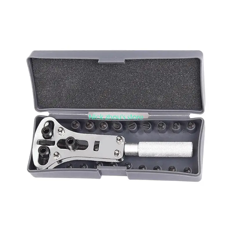 E15E Heavy Duty Three Prong Watch Repair Tool Ergonomic Safe Watch Case Opener Kits