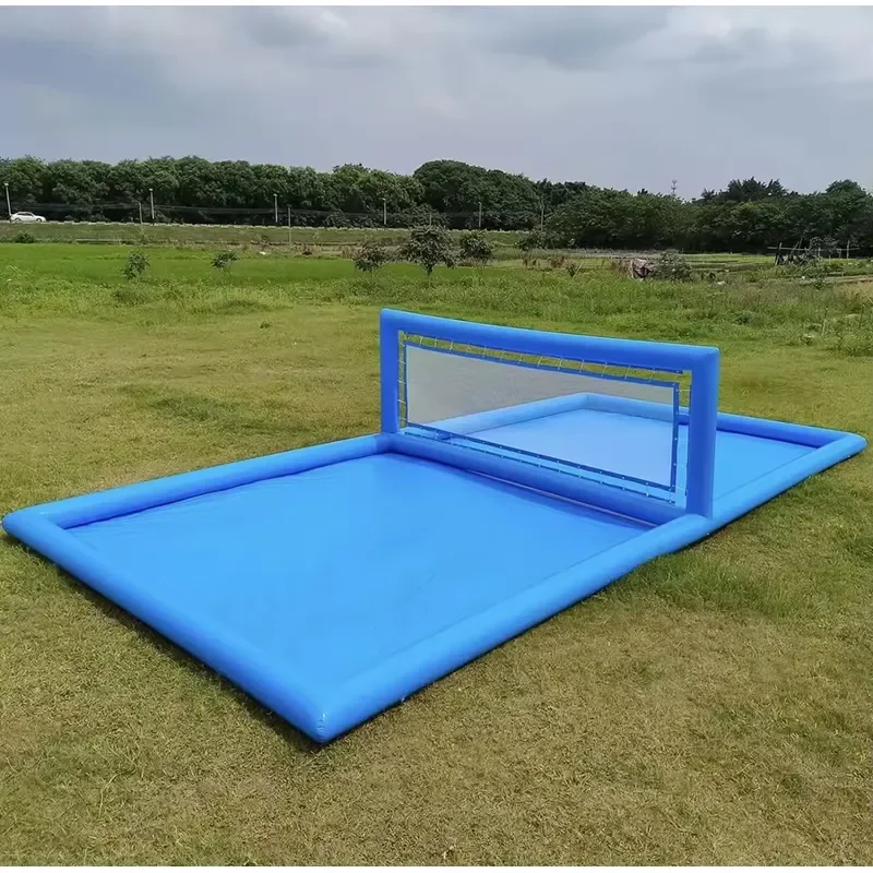 Pool Inflatable Volleyball Field Water Volleyball Court Rental Inflatable Tennis Court for Sport Games