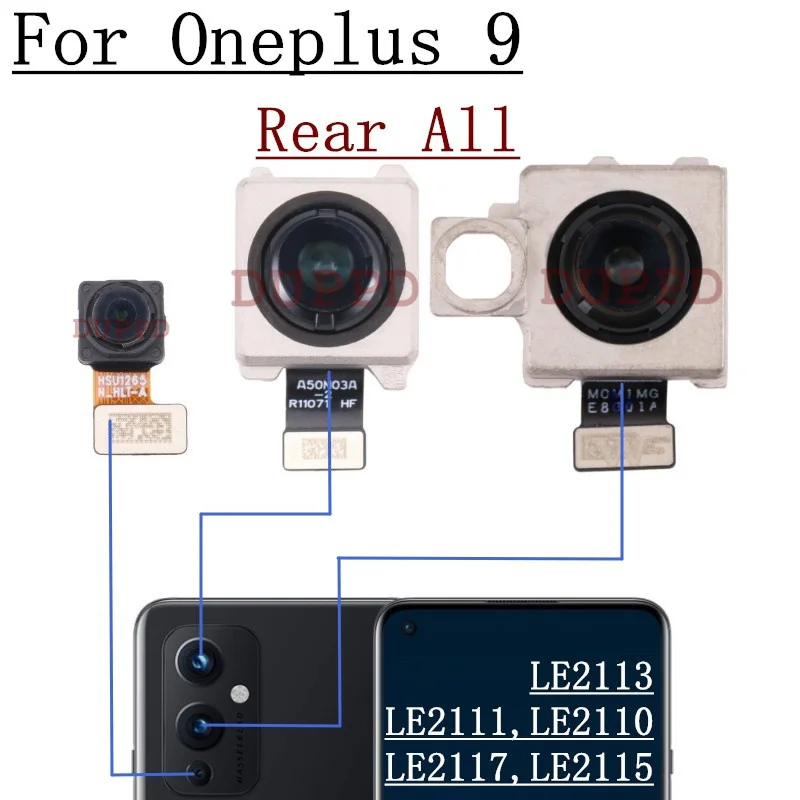 Rear Camera For OnePlus 1+ 11 10T 10R 9R 9RT 8T 9 8 10 Pro Original Full Set Back Main Wide Camera Module Flex Spare Parts