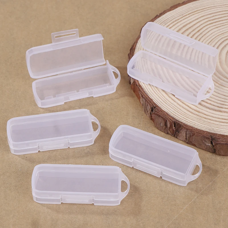 *5pcs PC USB Flash Drive Cases Contemporary Style Storage Boxes With Lids For OTG Rotating Drives Home Organization Storage Bins