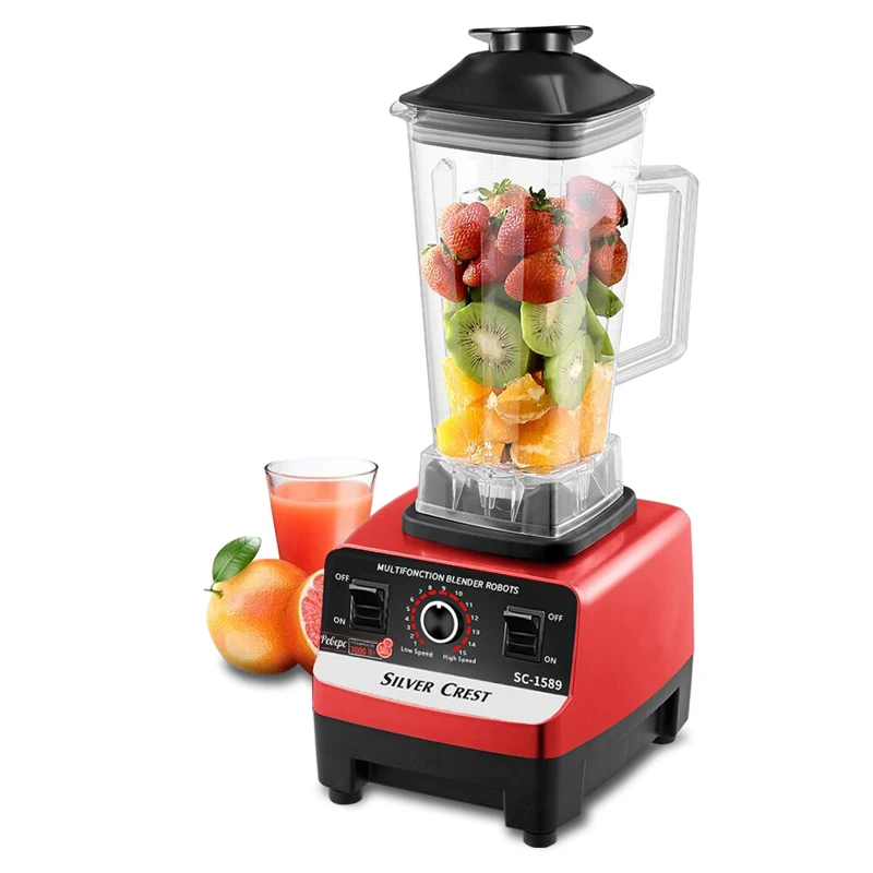 

2200W Heavy Duty Commercial Grade Blender Mixer Juicer Fruit Food Processor Ice Smoothies BPA Free 2L Jar