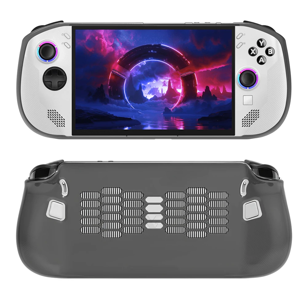 

TPU Case for Lenovo Legion Go S Handheld Shockproof Full Protective Case Anti-Scratch Protector Case Ergonomic Games Accessories