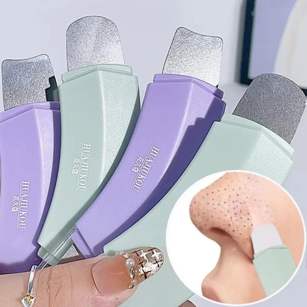 Diep schoon gezichtsgereedschap voor het verwijderen van mee-eters Verwijder whitehead Acne Exfoliërende mee-eterschraper Handheld gezichtspatel