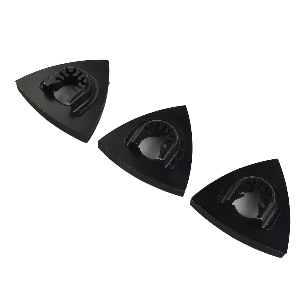 3 Pieces Of Triangular Sanding Pad, Quick Release Tool, Swing Type Multifunctional Sanding Pad, High Carbon Steel