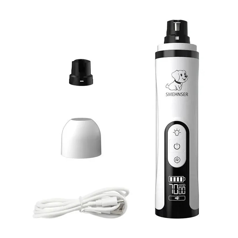 Electric Pet Nail Grinder with LED Light