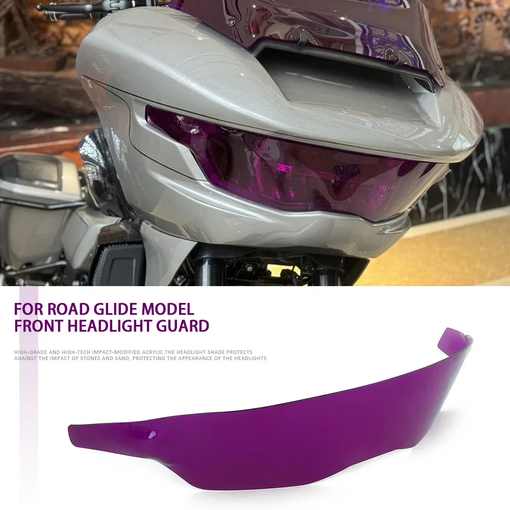 

Motorcycle Accessories For CVO Road Glide FLTRXSE ST Headlight Cover Headlamp Protector Guard Fairing 2024 Road Glide FLTRX