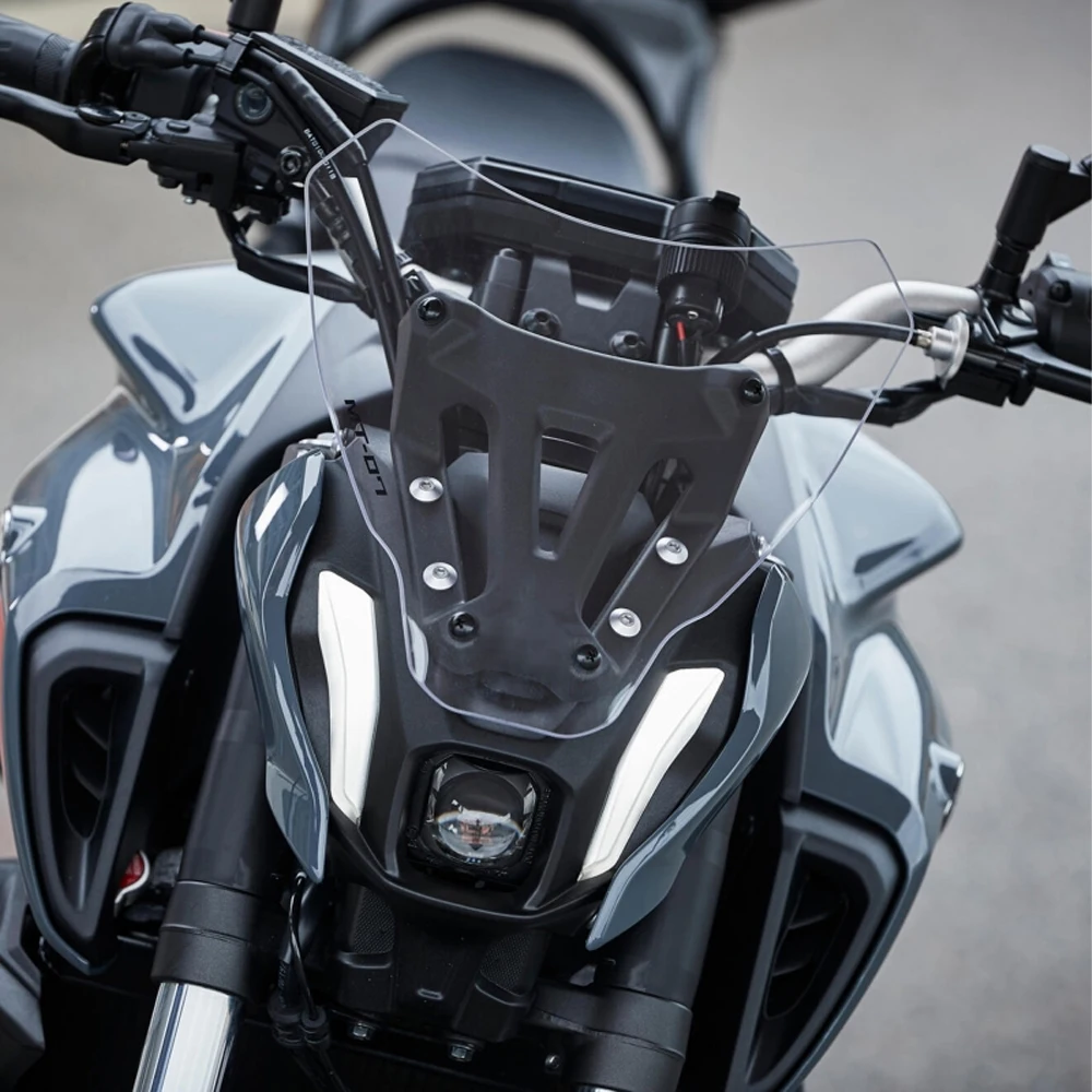 

MT07 For YAMAHA MT-07 MT 07 2021-2022 Front Screen Sport WindScreen Windshield Air Wind Deflector Bracket Motorcycle Accessories