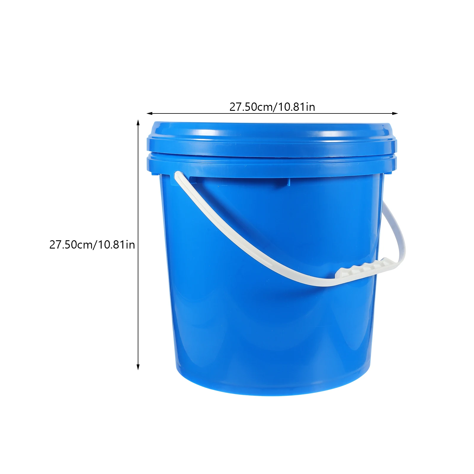 Painting Bucket 10 Liter Airtight Lid Hand Held Multi Purpose Durable Storage and Paint Container Round Bucket