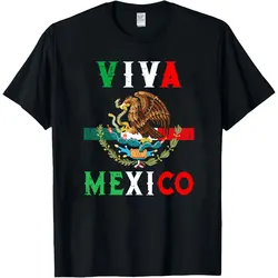 Mexican Independence Day Graphic T Shirts for Men Mexico Eagle Mexico Viva Mexico High Quality Cotton Unisex TShirt Men Clothing