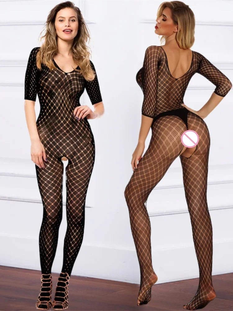 

2025 New Fashion Full Body Socks for Women Sexy Transparent Tights Lingerie Elasticity Body Suit Comfortable Sleepwear Underwear