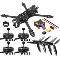 Mark4 7 Inch 295mm Drone Kit & A2807 KV1300 6S Brushless Motor & F4V3S Plug Flight Control & 60A 4-in-1 ESC Stack For FPV 7\