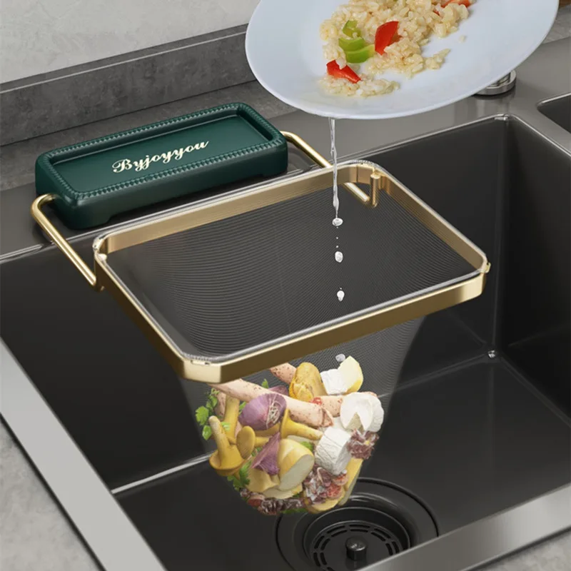 Kitchen Sink Filter Screen, Dishwashing Sink Filter Screen, Kitchen Waste, Leftover Food, Leftover Food, and Drainage Rack