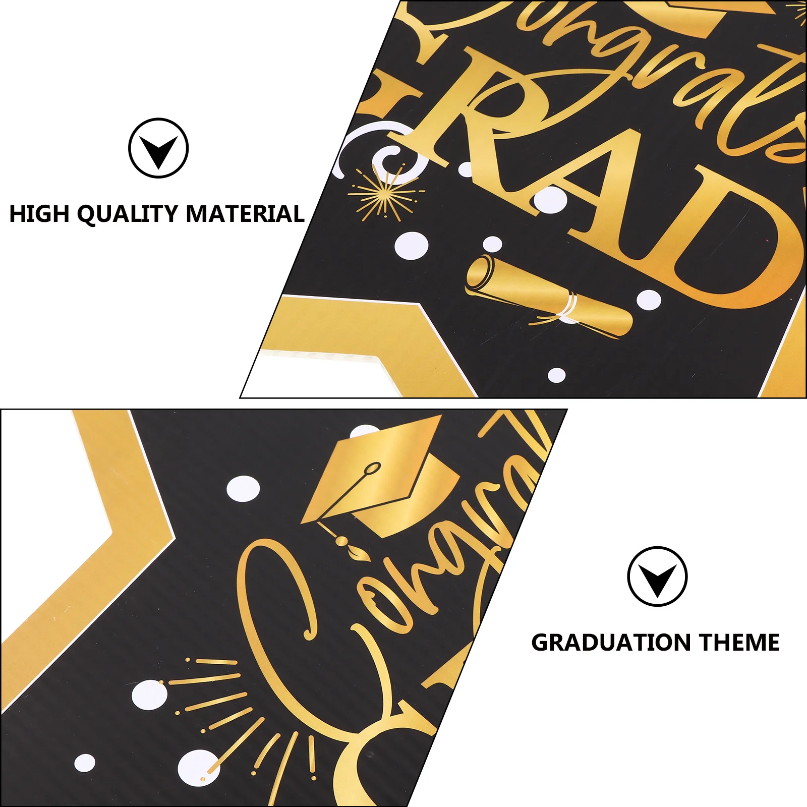 

Five-pointed Star Sign Graduation Party Outdoor Ornament Yard Decoration Decorations Lawn Stakes Signs Plastic