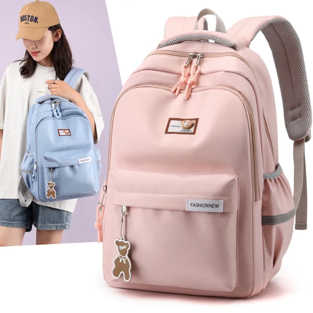 Durable Large Capacity Backpack Lightweight Multifunctional School Bag Casual Shoulder Bag Women