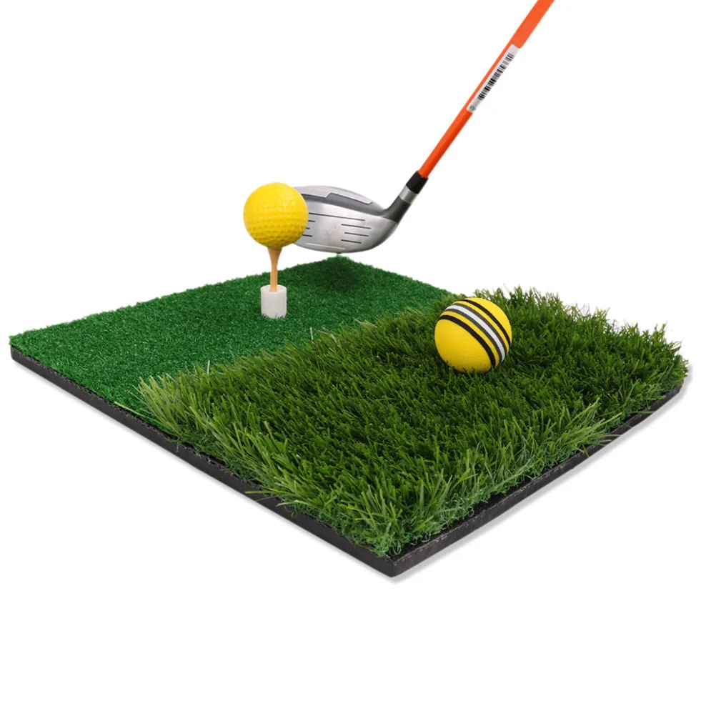 

1 set 1 Set Golf Practice Mat Foldable Hitting Pad Eva Durable Indoor Outdoor Swing Training Equipment For Home Golfers Portable