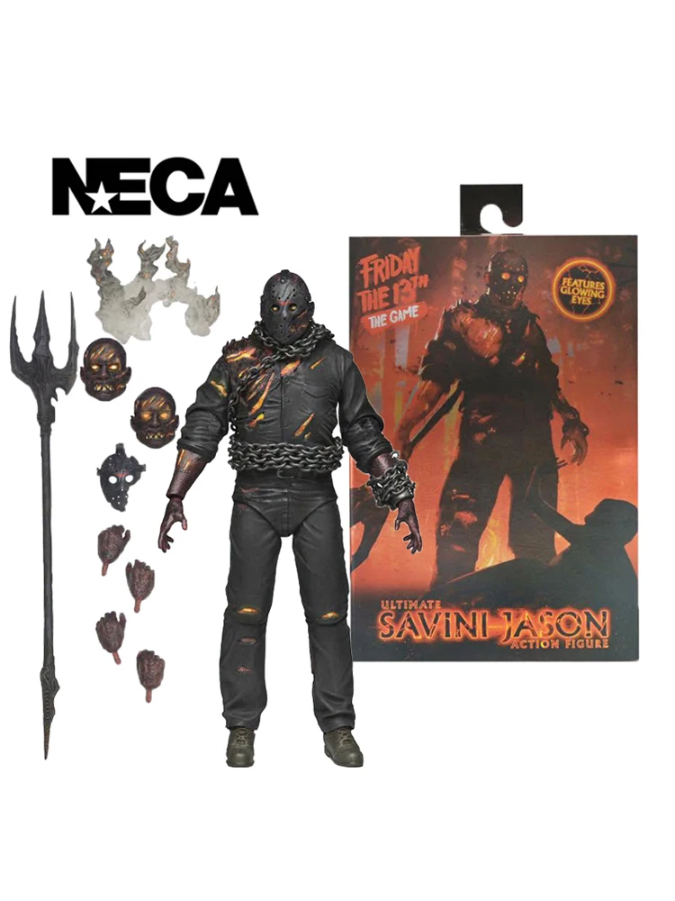 NECA Toys Freitag der 13. – Das Spiel: Ultimate Savini Jason 7-Zoll-Actionfigur Modellpuppe Bausatz