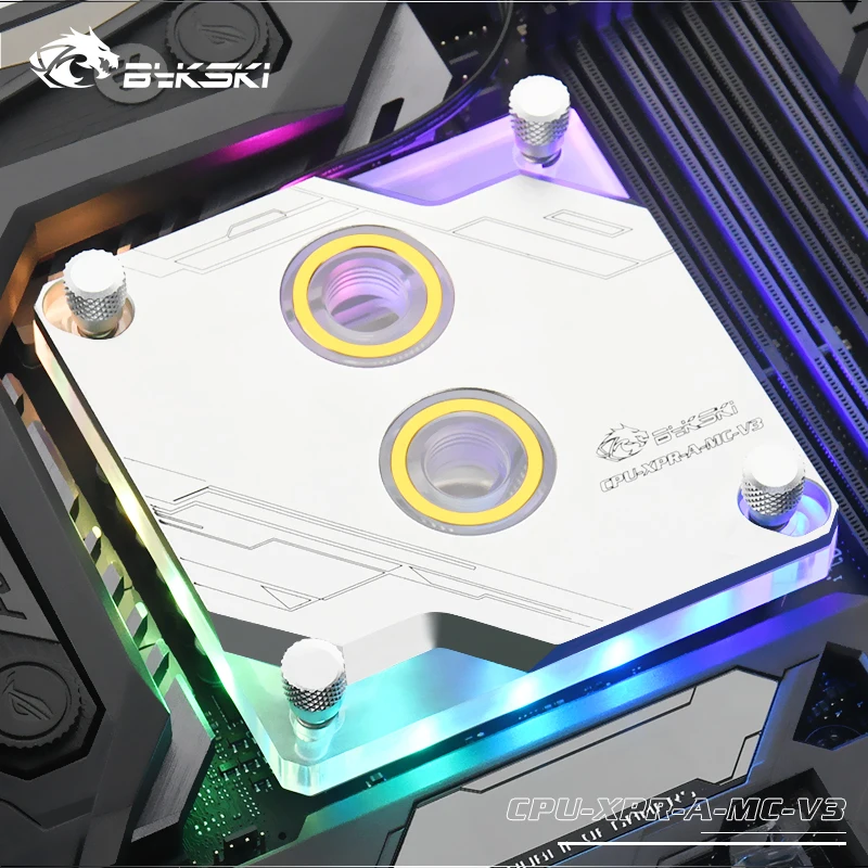 Bykski CPU Water Block Use for INTEL LGA1150 1151 1155 1156 1200 1700 2011 2066 X99 I7 Cooler Radiator RGB SYNC /CPU-XPR-A-MC